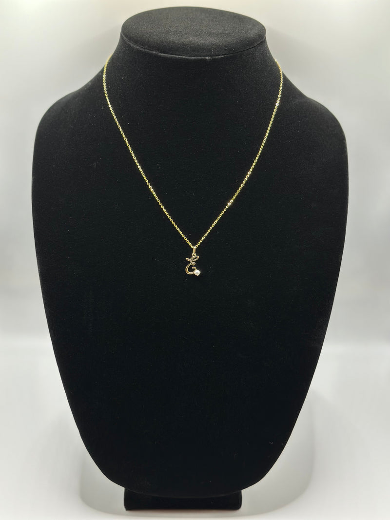 Sterling silver 925 necklace with pendant gold plated