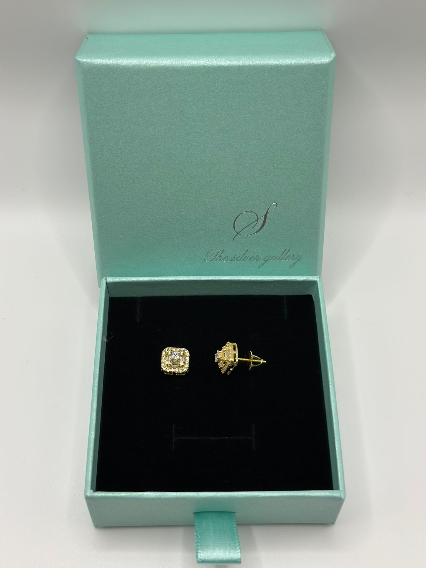 925 Silver Gold Plated Earrings