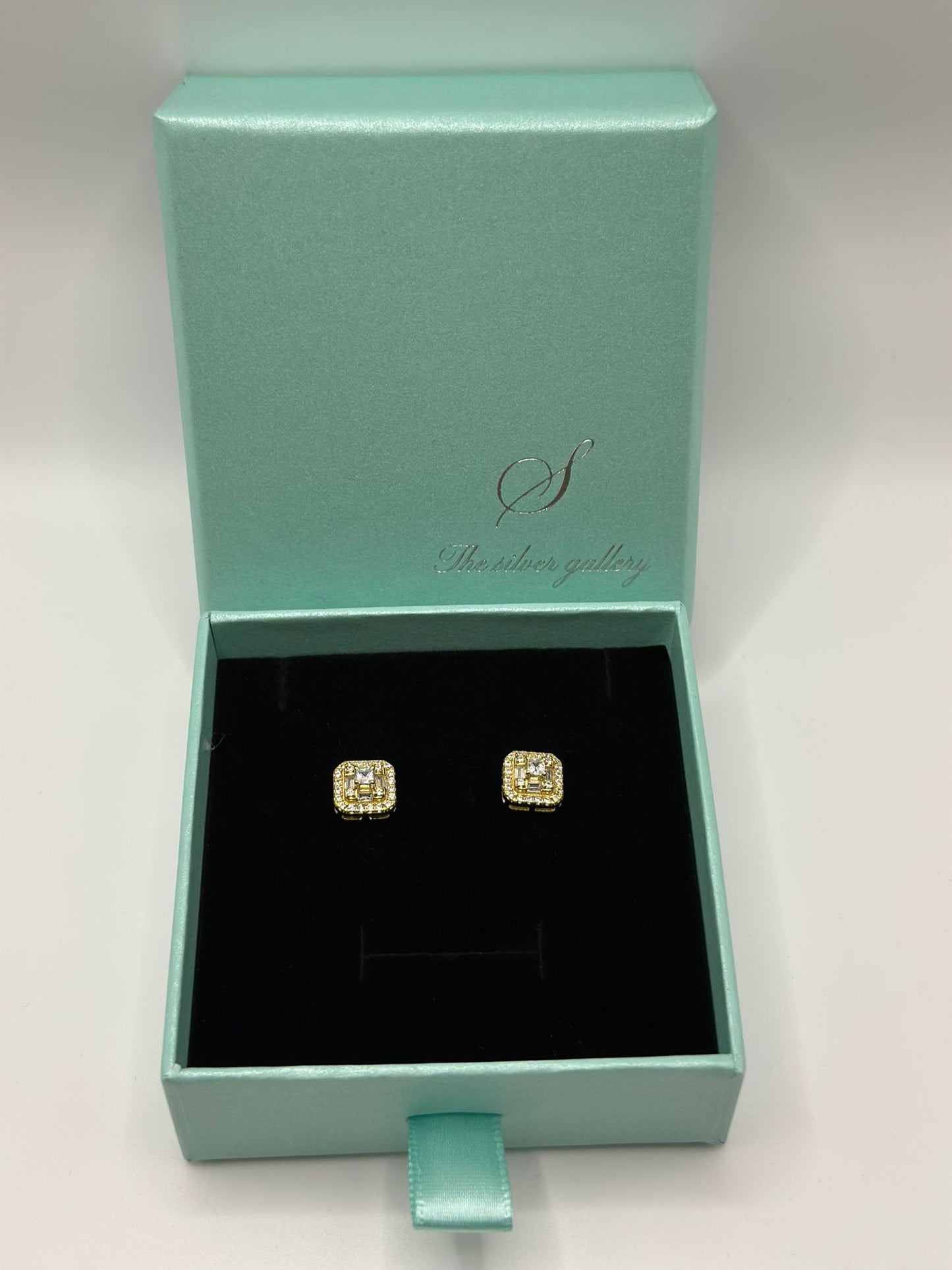 925 Silver Gold Plated Earrings