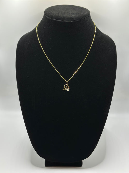 Sterling silver 925 necklace with pendant gold plated