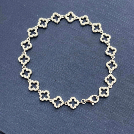 Clover Leaf Bracelet 925 Silver