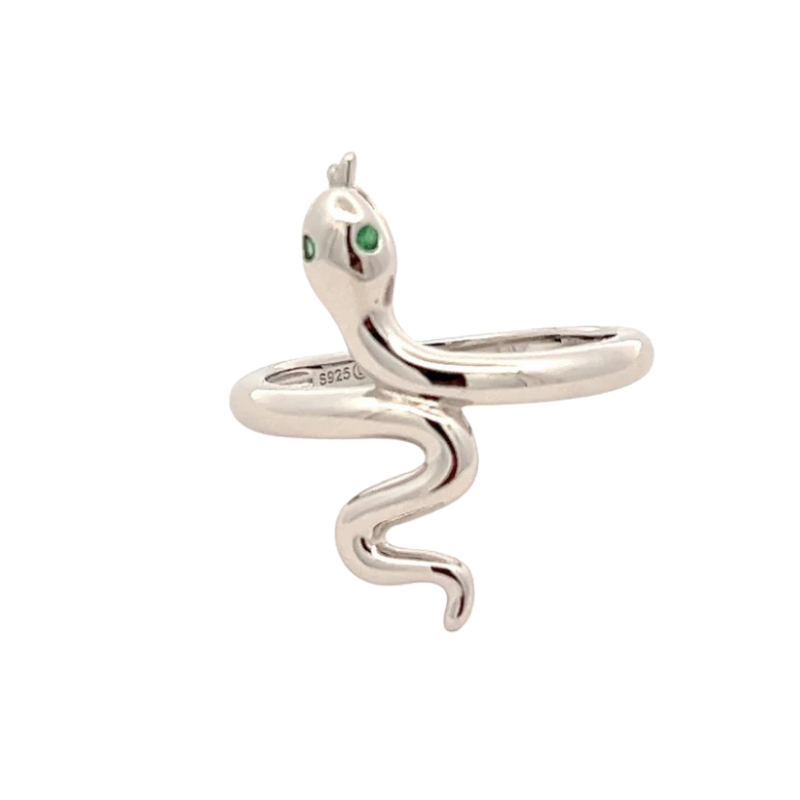 Sterling Silver Snake Ring